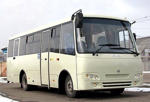 Автобуси черкаського виробництва презентували на TIR-2014