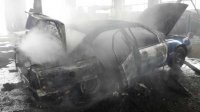 На Черкащині горять автомобілі