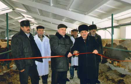 первая очередь молочно-товарного комплекса в селе Неморож