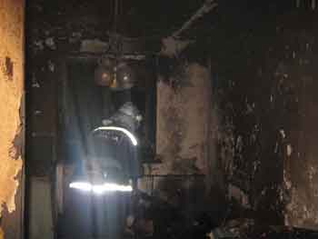 В Умани на пожаре погиб человек (видео)
