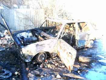 У Жашківському районі рятувальники ліквідували пожежу надвірної споруди