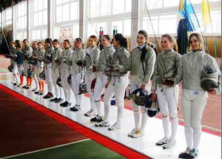 Всеукраїнські змагання з фехтування на шаблях серед кадетів (до 17 років) 8 лютого 2015 року у Черкасах