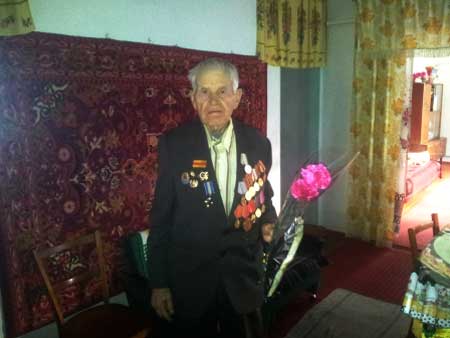 З 90-річчям вітали ветерана Великої Вітчизняної війни Олексія Збаражського