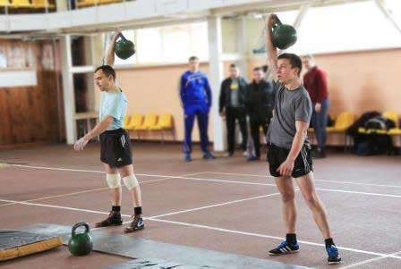 У змаганнях з гирьового спорту взяла участь збірна команда управління ДПтС України в Черкаській області