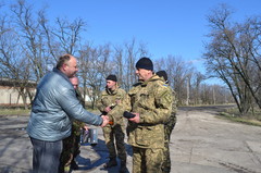 Очільник Жашківщини відвідав воїнів на сході України