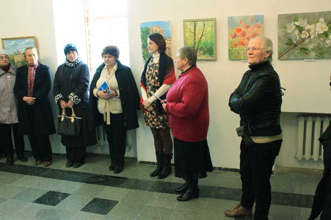 Відкрилась персональна виставка художниці Олесі Гук