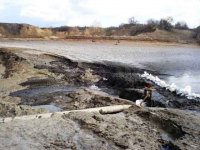 На Черкащині вода прорвала дамбу (фото)