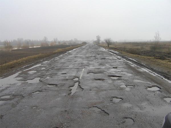 дорога на межі Шполянського і Звенигородського районів