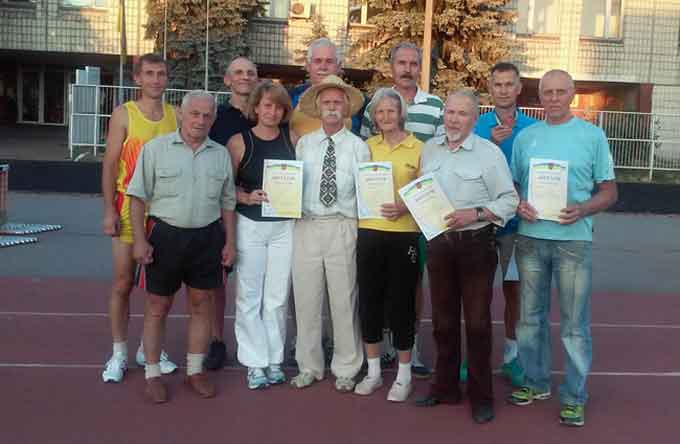 Черкаські ветерани здобули перемогу на Всеукраїнському турнірі з легкої атлетики