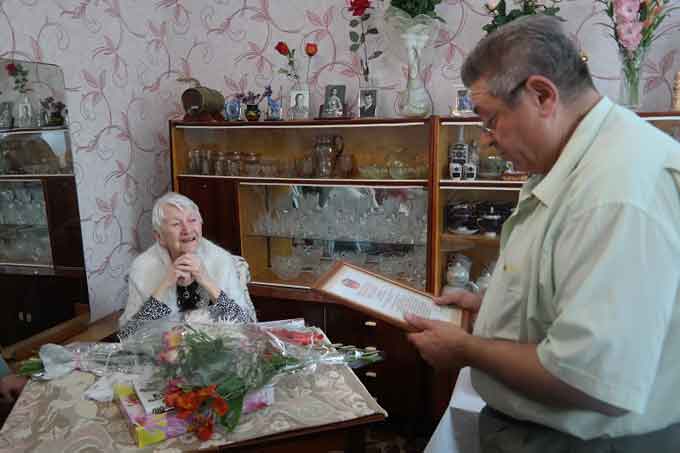 Партизанка Марія Григоріївна Озеран святкує 90-річний ювілеєй