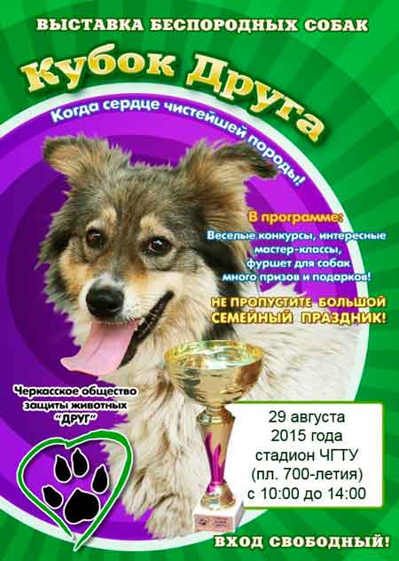 выставка беспородных собак - Кубок Друга 2015