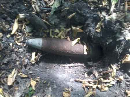 У Черкасах знайдено артилерійський снаряд