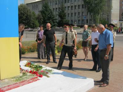 Кам’янчани вшанували пам’ять загиблих рік тому під Іловайськом
