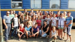 35 дітей пільгових категорій вчора повернулися з оздоровчого закладу, розташованого в курорті Сергіївка, що на узбережжі Чорного моря