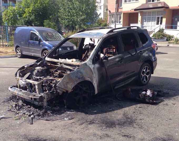У Смілі заступнику міського голови відкрито погрожують, а його власний автомобіль підпалили