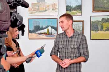 Виставку молодого художника Олександра Шаповалова презентує художній музей обласної ради