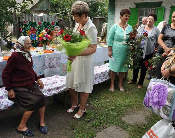 Жителька села Вереміївка Надія Яківна Чехун відзначила столітній ювілей