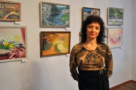 Олена Семерез відкрила персональну виставку в обласному художньому музеї