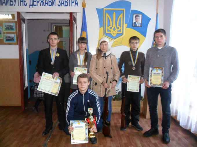 Кубок з кульової стрільби серед навчальних закладів відбувся на Чигиринщині