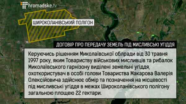 Наприклад, ще у 2009-му частиною гектарів Ширлану розпоряджалися миколаївські мисливці