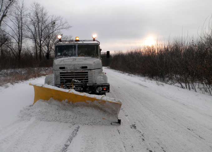 автодорожники розчистили від снігу 126 км автошляхів загального користування в Христинівському та Золотоніському районах