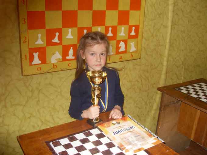 Маленька смілянка стала переможницею шахового Кубку Києва «Гамбіт»