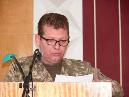 заступник військового комісара підполковник Олександр Шиш