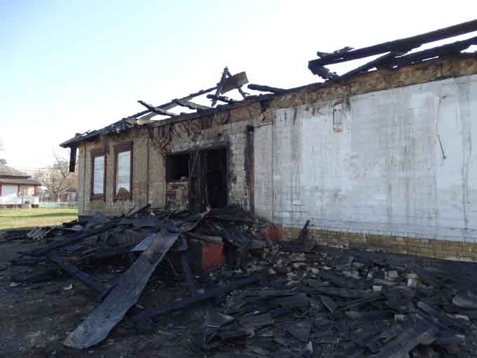 Відео: у Смілі пожежа на території школи