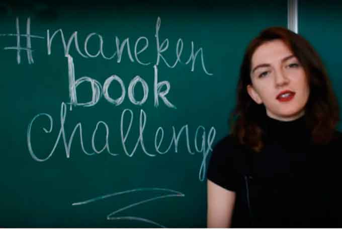 Студенти-редактори Черкаського національного університету запустили інтерпретацію всесвітнього челенджу — #maneken_book_challenge. 