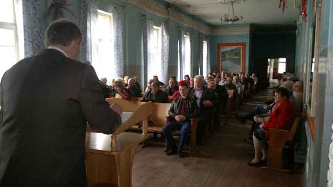Відбулися загальні збори громадян у селах Михайлівське та Лебедівка і у селищі Лісове