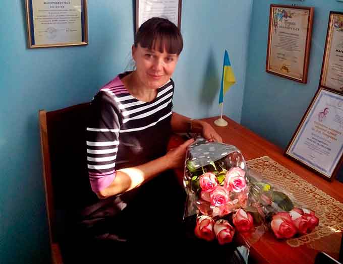 Учителька канівської гімназії отримала Черкаську обласну премію Олександра Захаренка