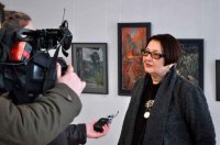 У Черкаському художньому музеї відбулось відкриття виставки, присвяченої світлій пам’яті поета Володимира Затуливітра
