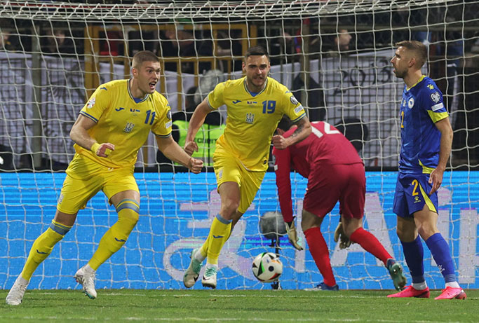 Черкащанин Артем Довбик забив вирішальний гол за збірну України в матчі плей-оф ЄВРО-2024